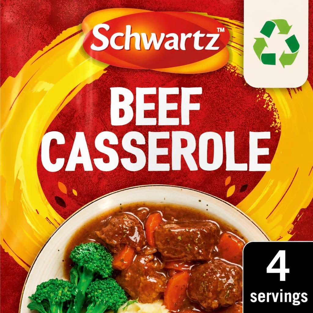 Schwartz Beef Casserole Recipe Mix 38g
