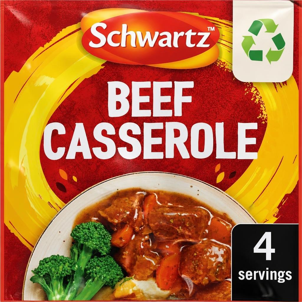 Schwartz Beef Casserole Recipe Mix 38g