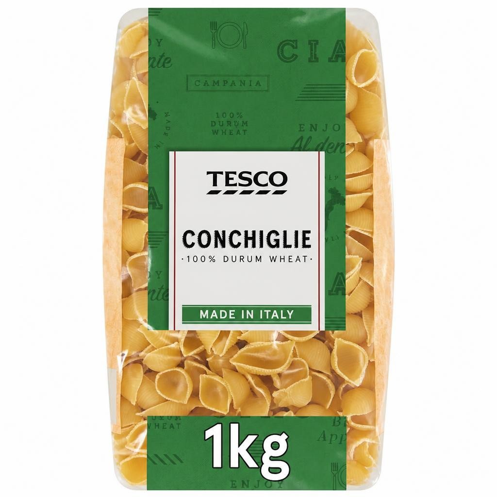 Tesco Conchiglie Pasta Shells 1Kg