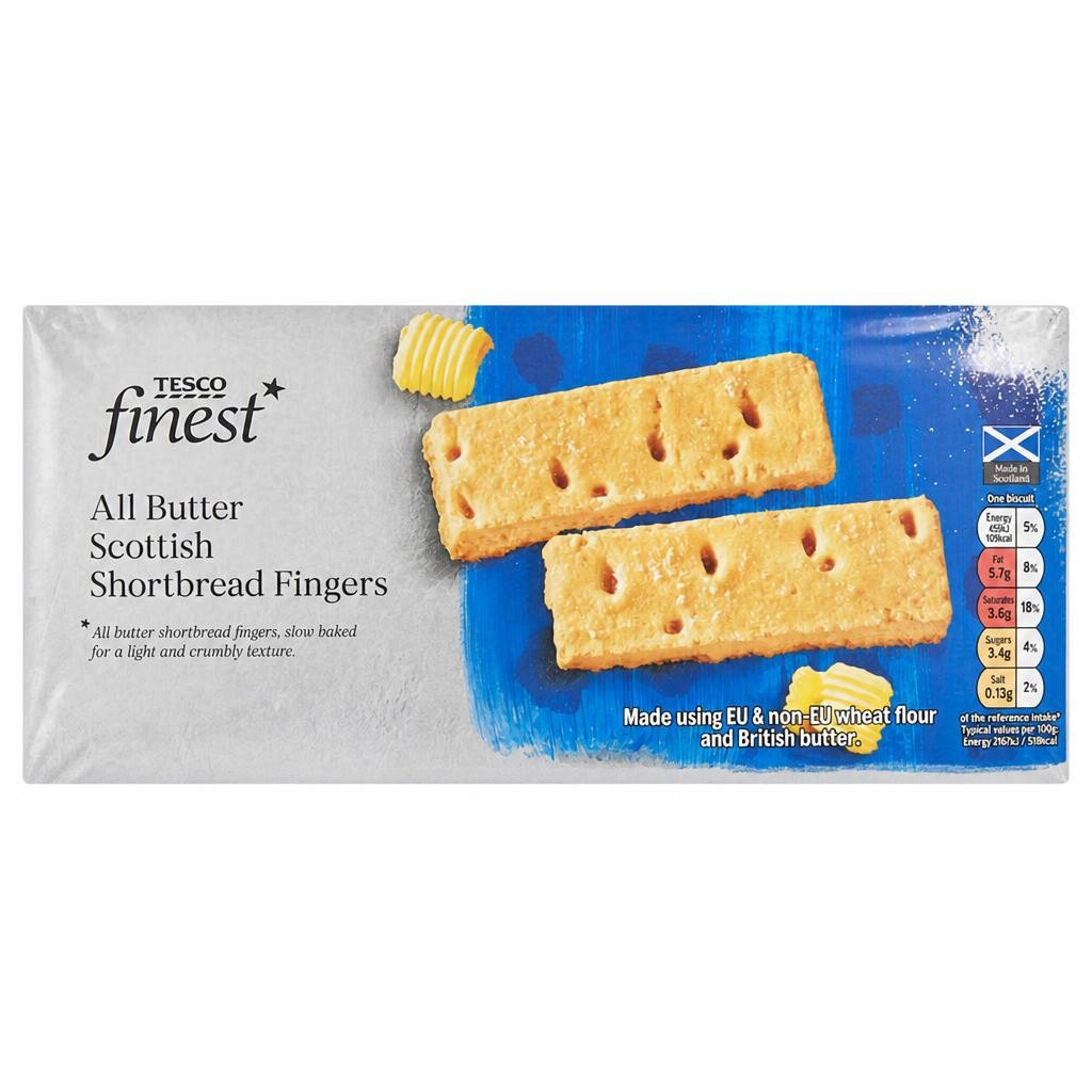 Tesco Finest Scottish Shortbread Fingers 165G