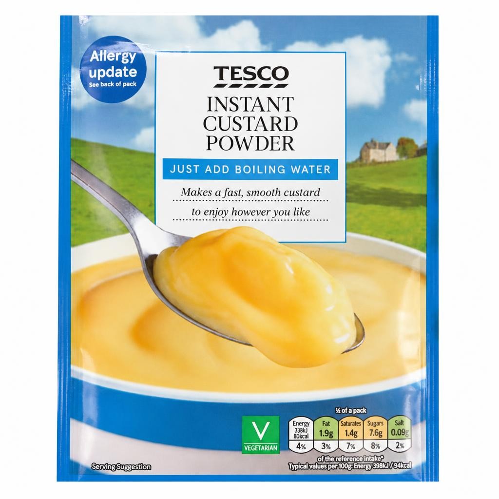 Tesco Instant Custard Mix 76G