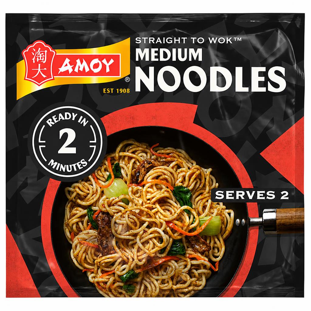 Amoy Medium Noodles 2X150g