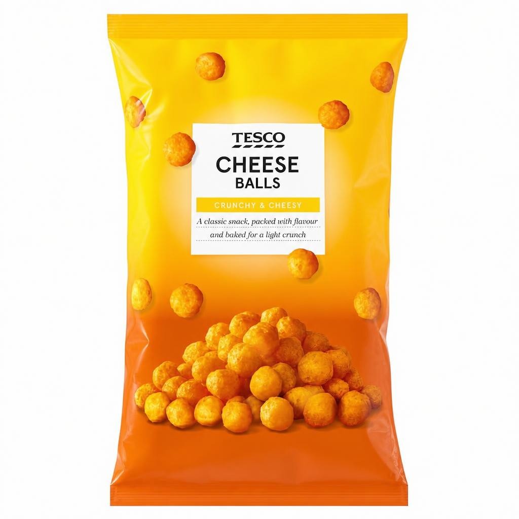 Tesco Cheese Balls Snacks 300G