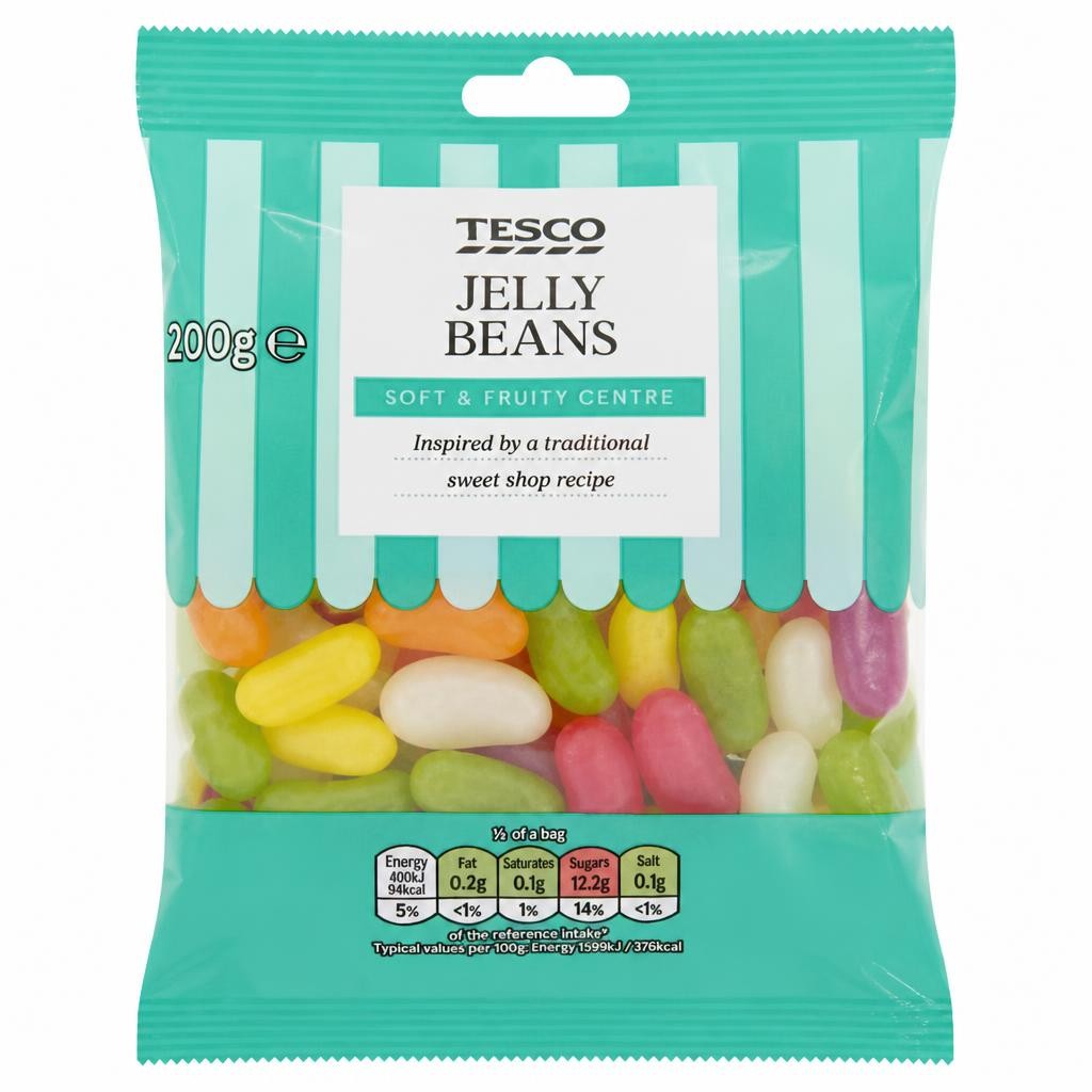 Tesco Jelly Beans Sweets 200G