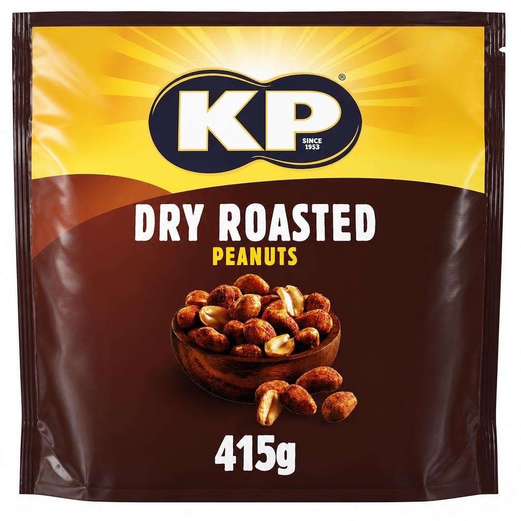 Kp Dry Roasted Peanuts 415G