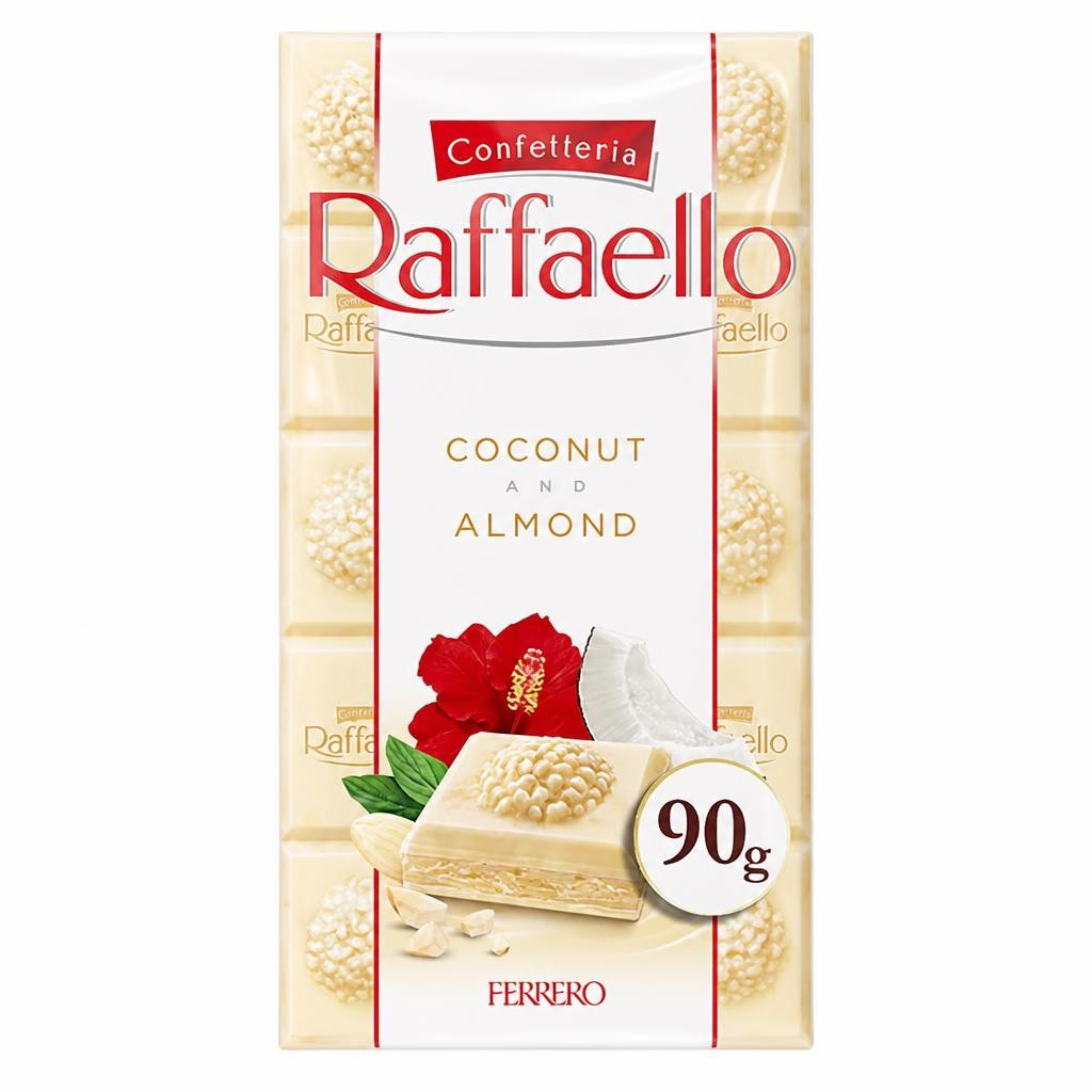 Ferrero Raffaello White Chocolate Bar 90g