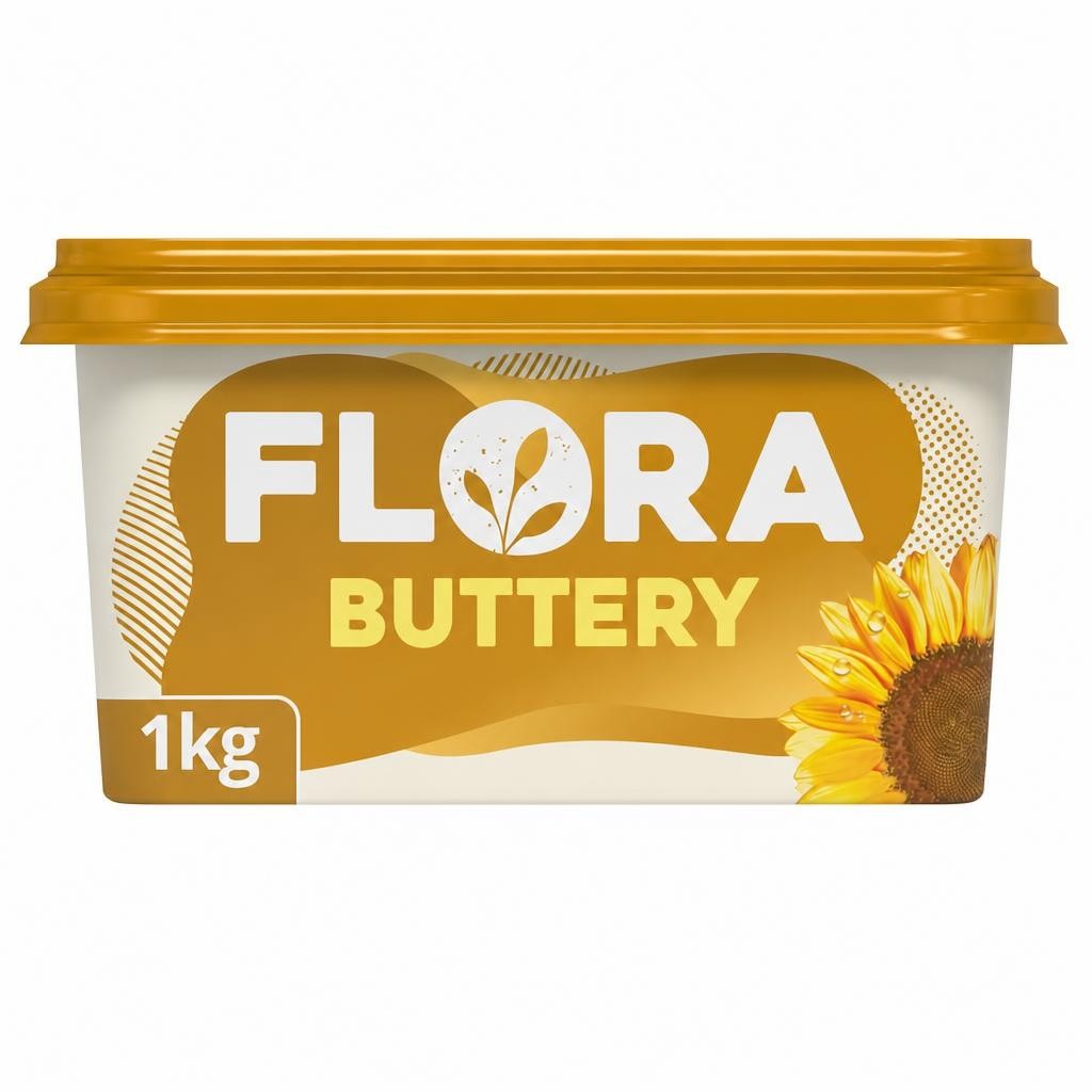 Flora Buttery Spread with Natural Ingredients 1KG