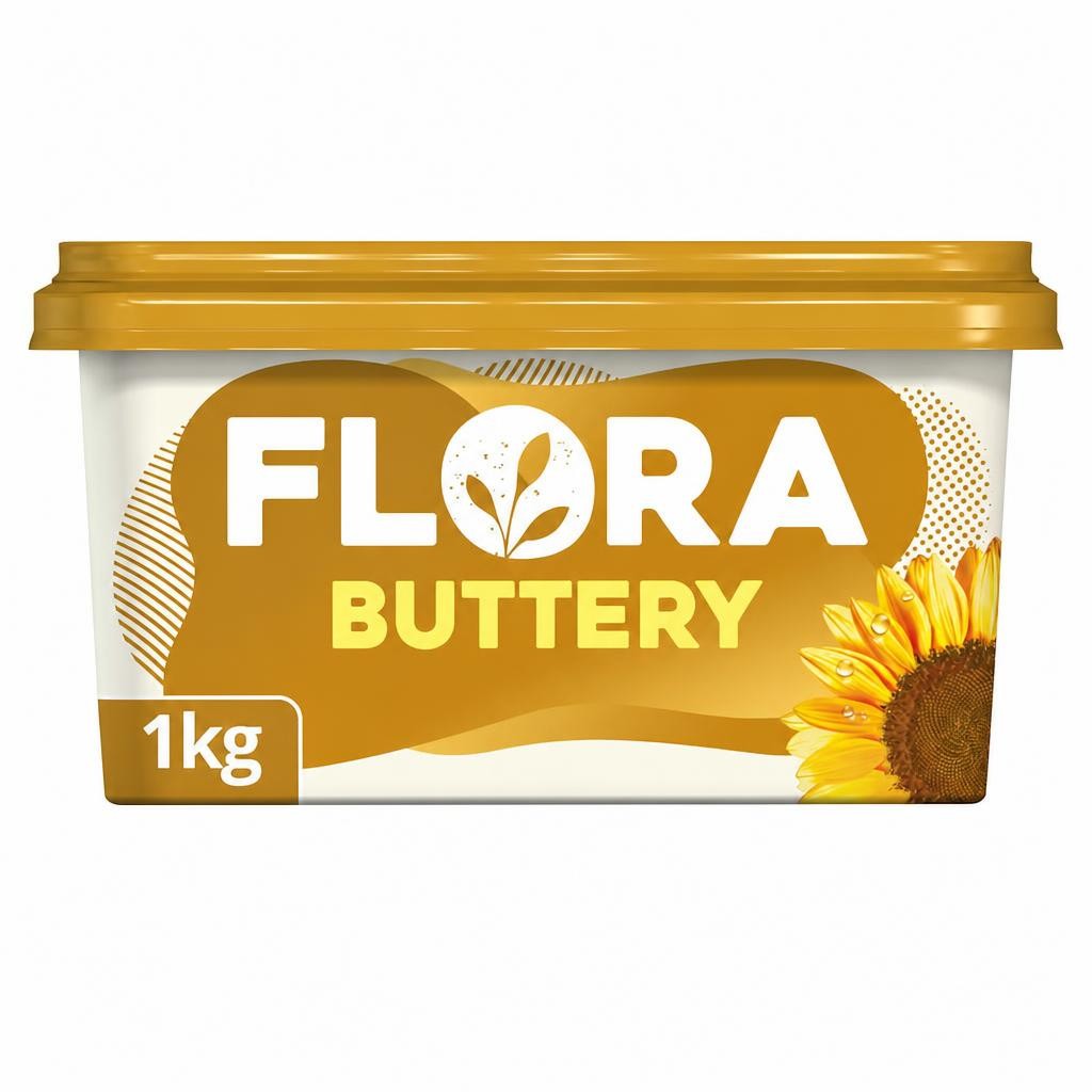 Flora Buttery Spread with Natural Ingredients 1KG