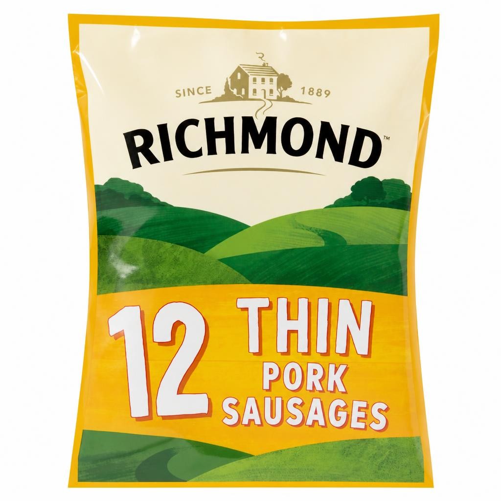 Richmond Thin Pork Sausages 12 Pack 340g