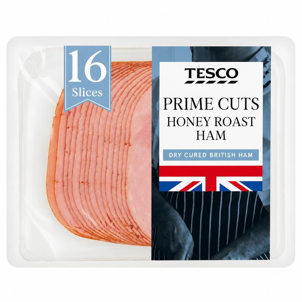 Tesco British Honey Roast Ham Slices 400g
