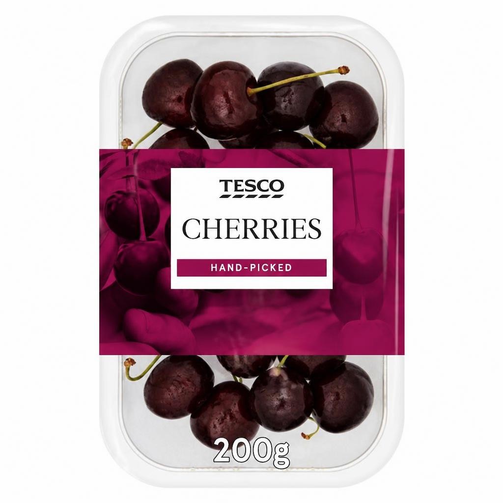 Tesco Cherries Punnet 200G
