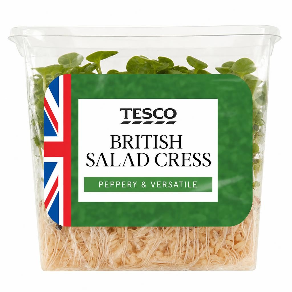 Tesco Growing Salad Cress Each