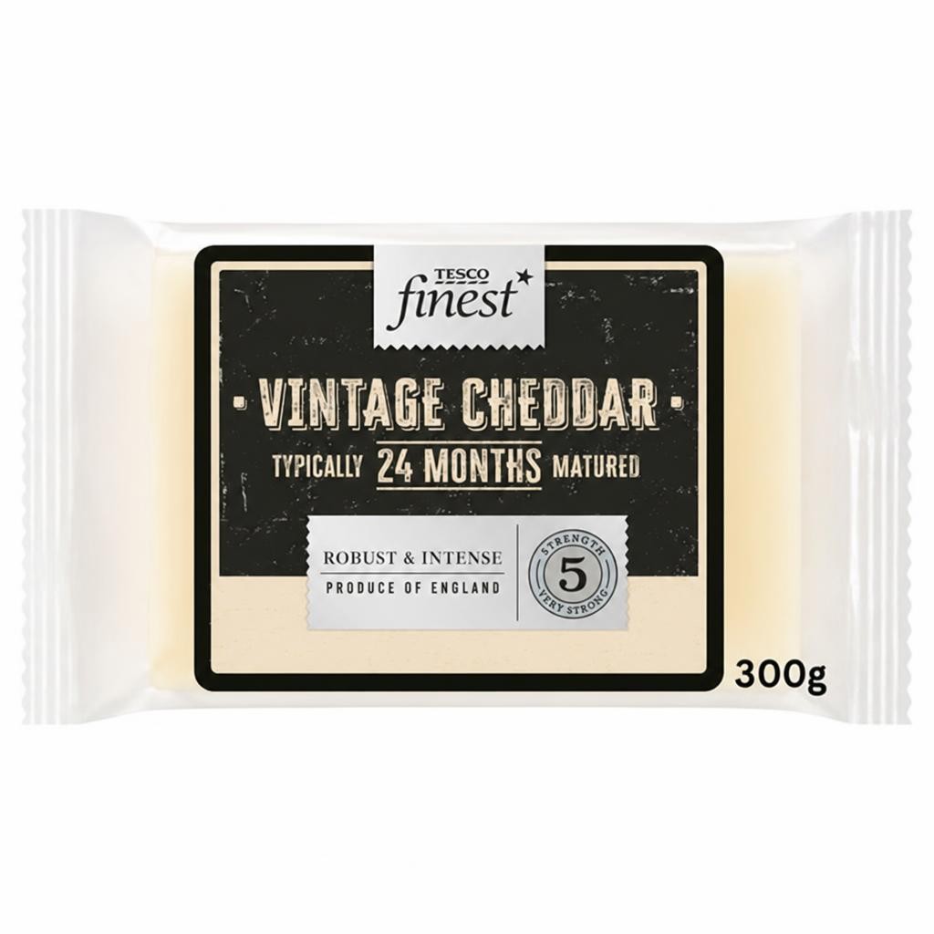 Tesco Finest Vintage English Cheddar 300g