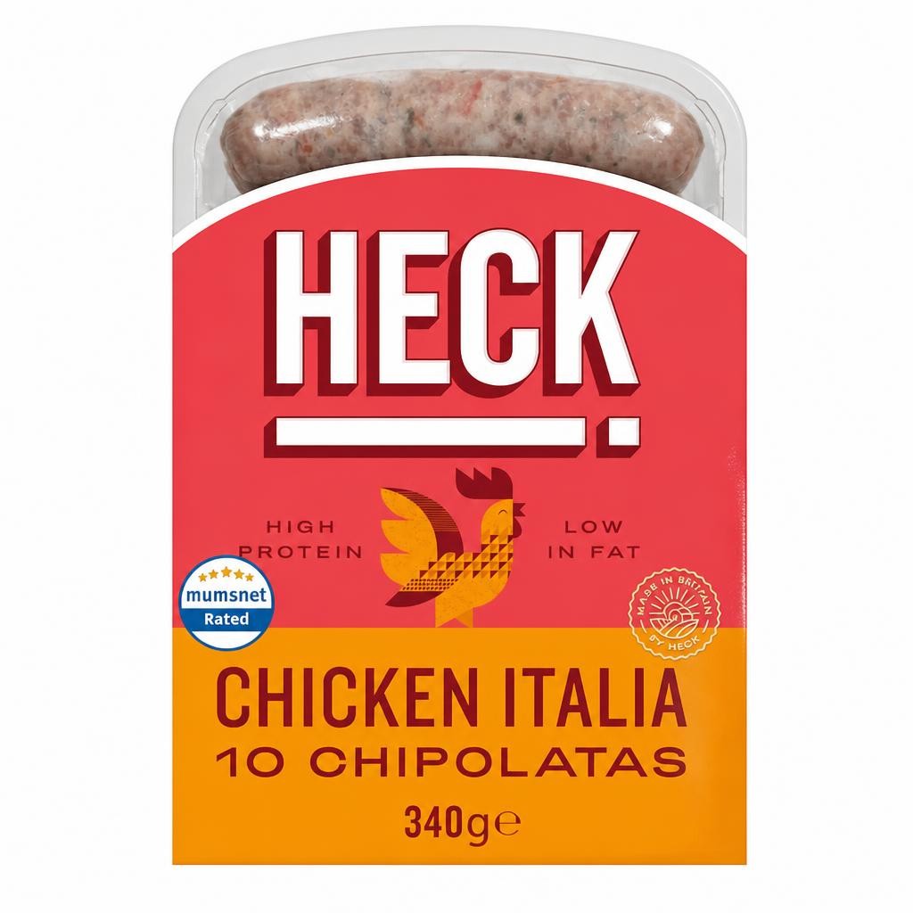 Heck Chicken 10 Italia Sausages 340G