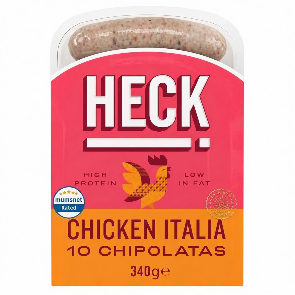 Heck Chicken 10 Italia Sausages 340G