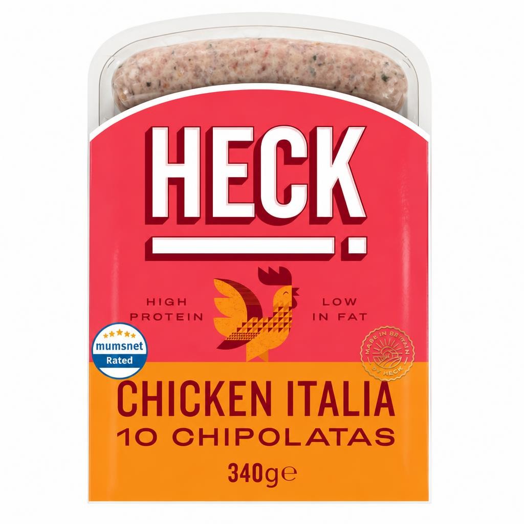Heck Chicken 10 Italia Sausages 340G