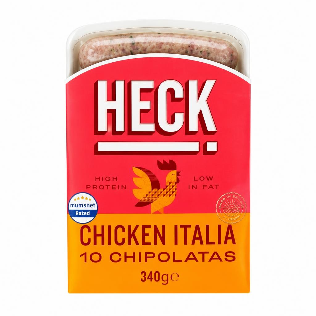 Heck Chicken 10 Italia Sausages 340G