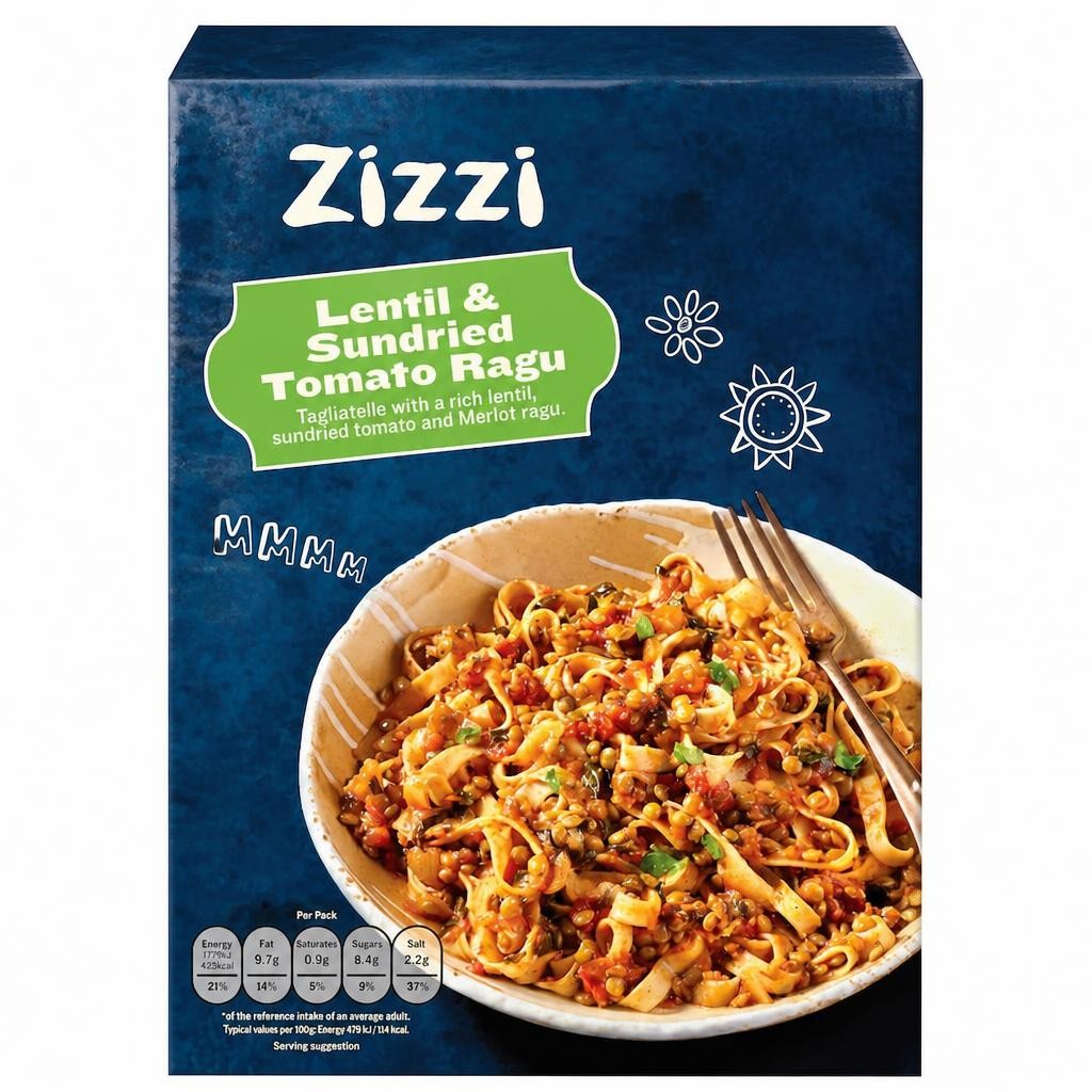 Zizzi Lentil & Sundried Tomato Ragu 400g