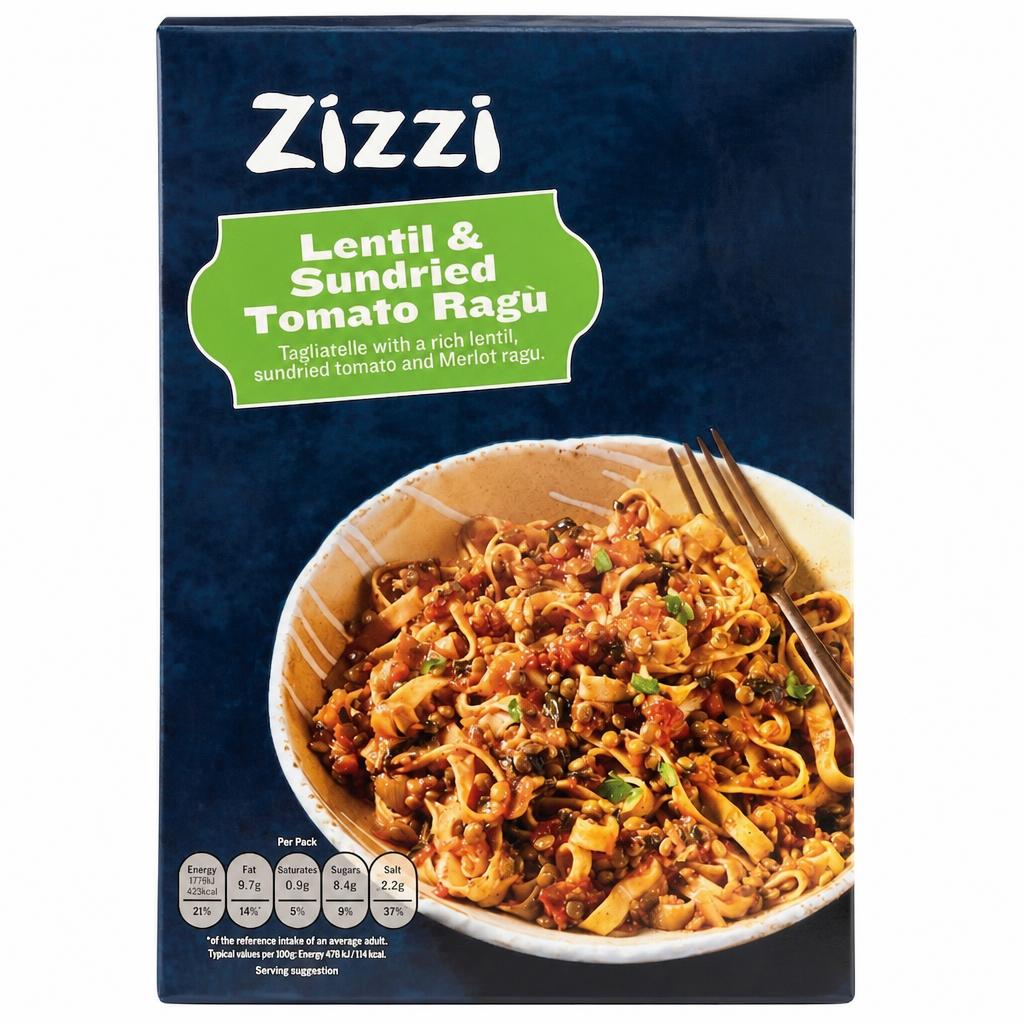 Zizzi Lentil & Sundried Tomato Ragu 400g