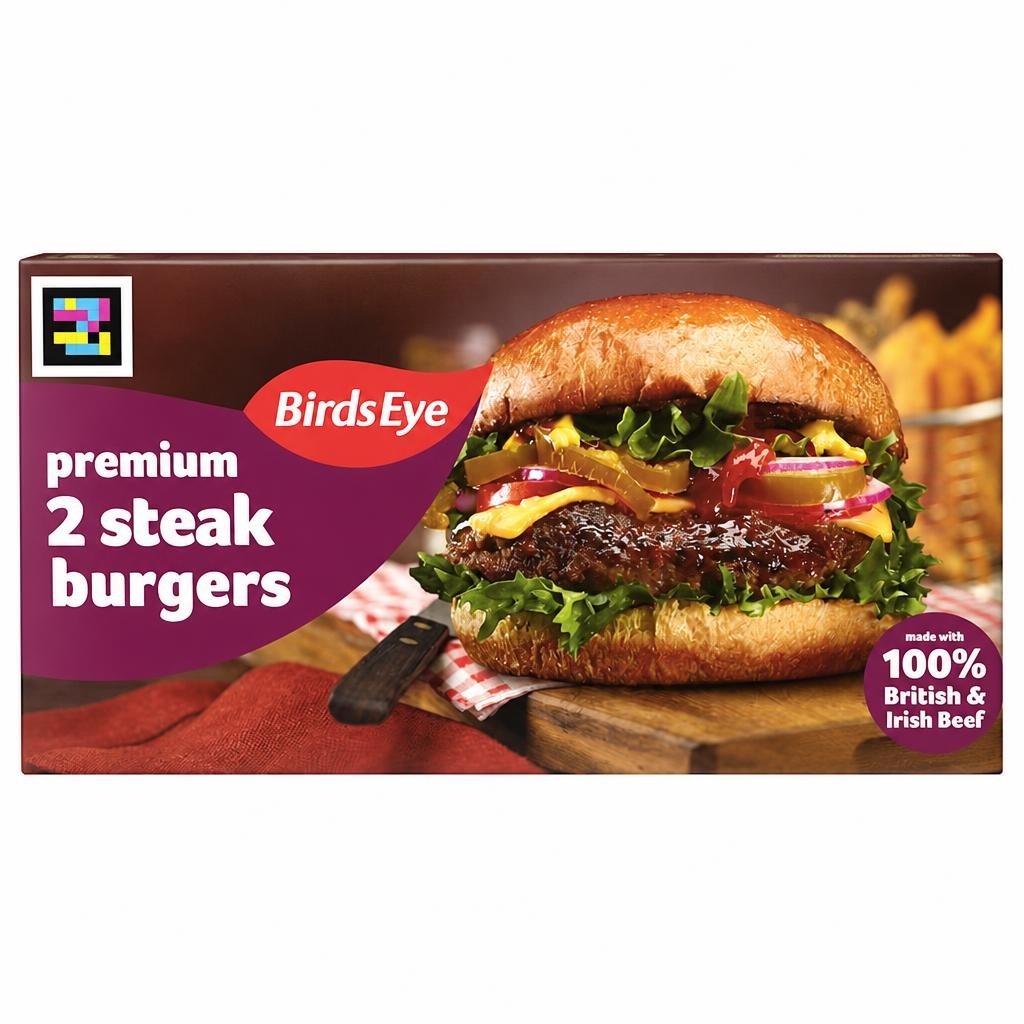 Birds Eye 2 5oz Steak Burgers 284g