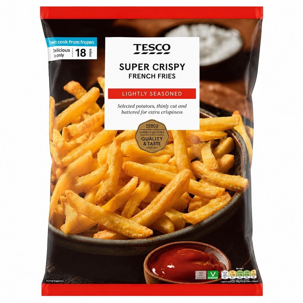 Tesco Super Crispy French Fries 900g
