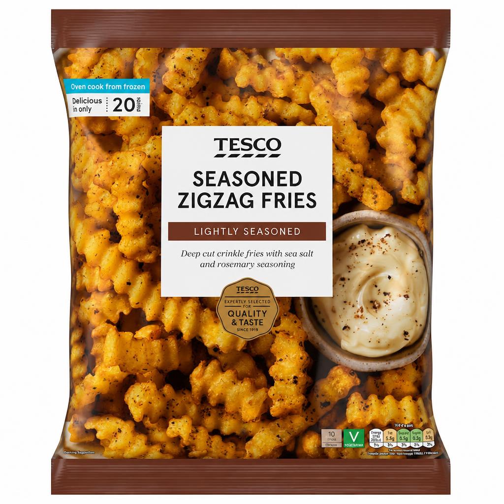 Tesco Seasoned Zig Zag Fries 750g