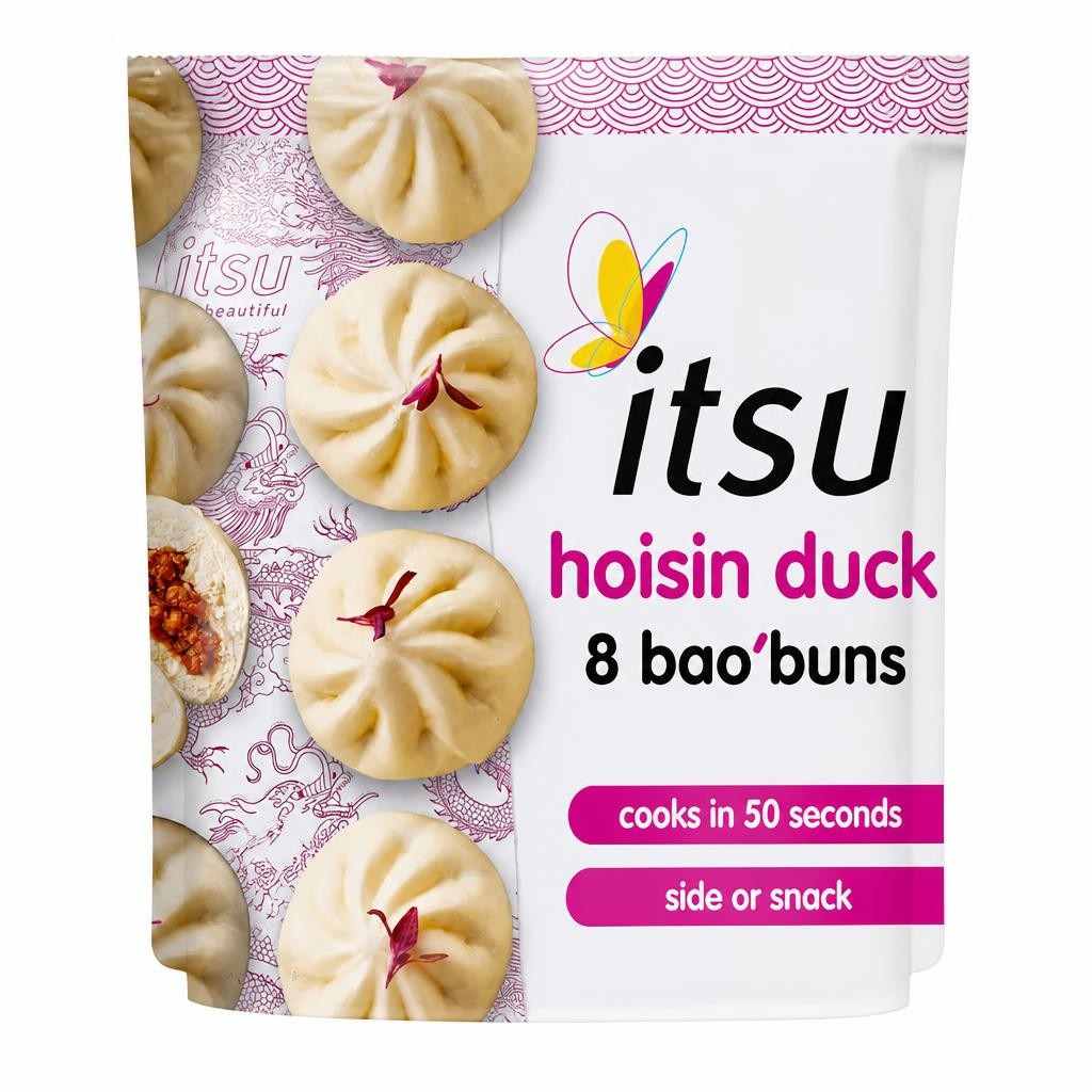itsu 8 hoisin duck bao buns 256g