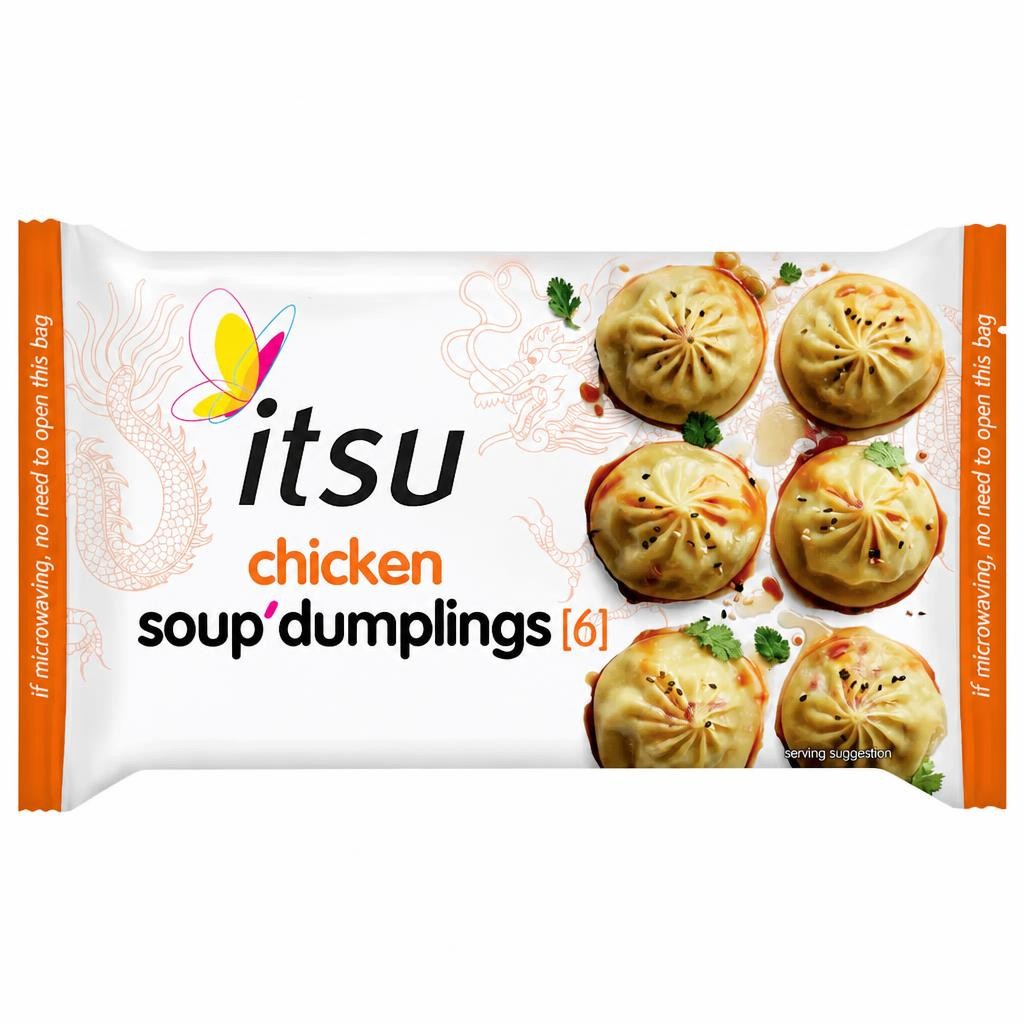 itsu chicken soup dumplings 168g