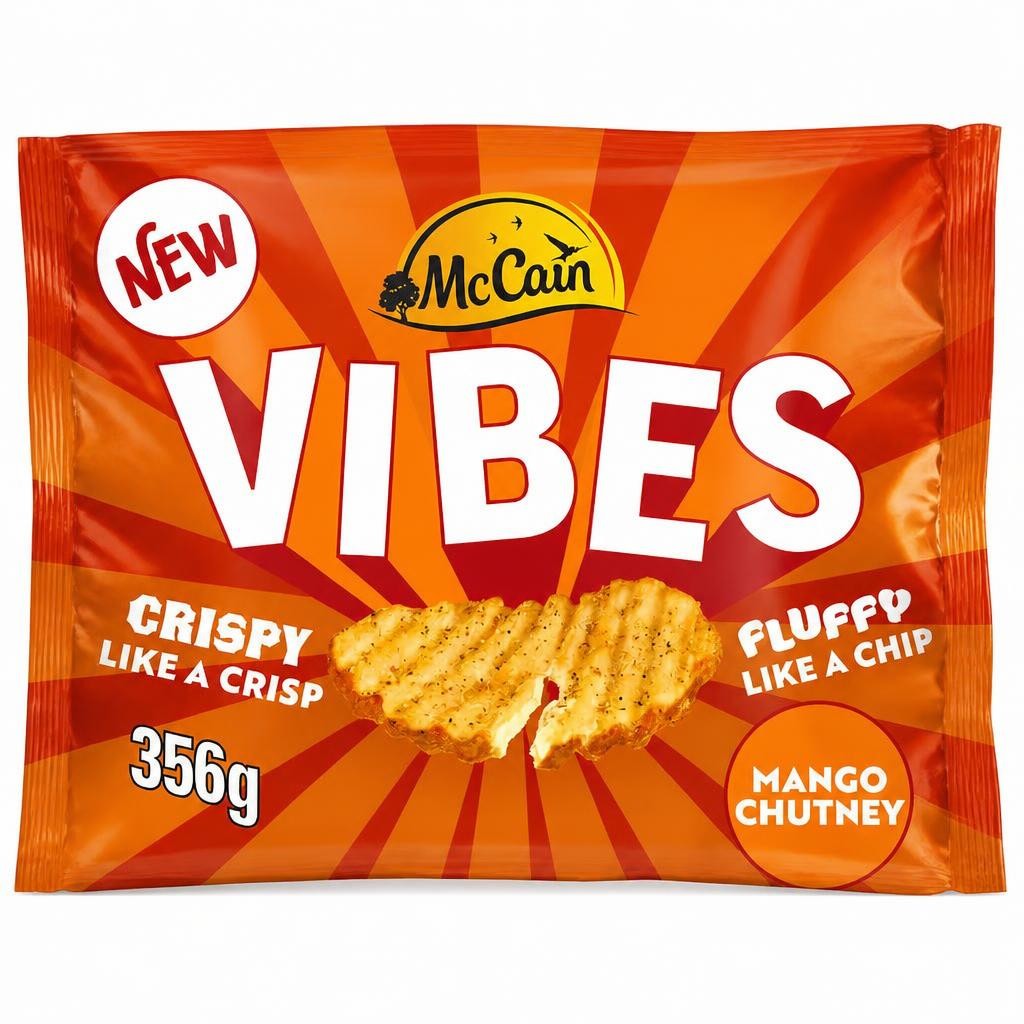 McCain Vibes Mango Chutney Hot Potato Snack 356g