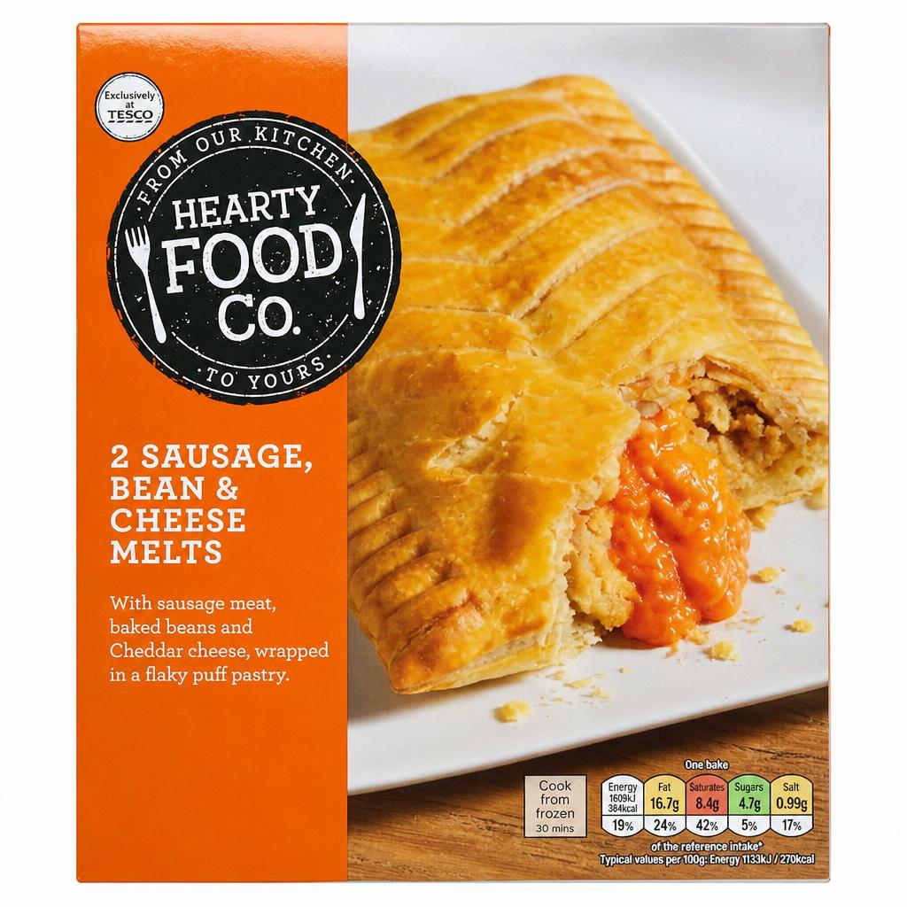 Tesco Hearty Foods 2 Sausage & Bean Bake 308g