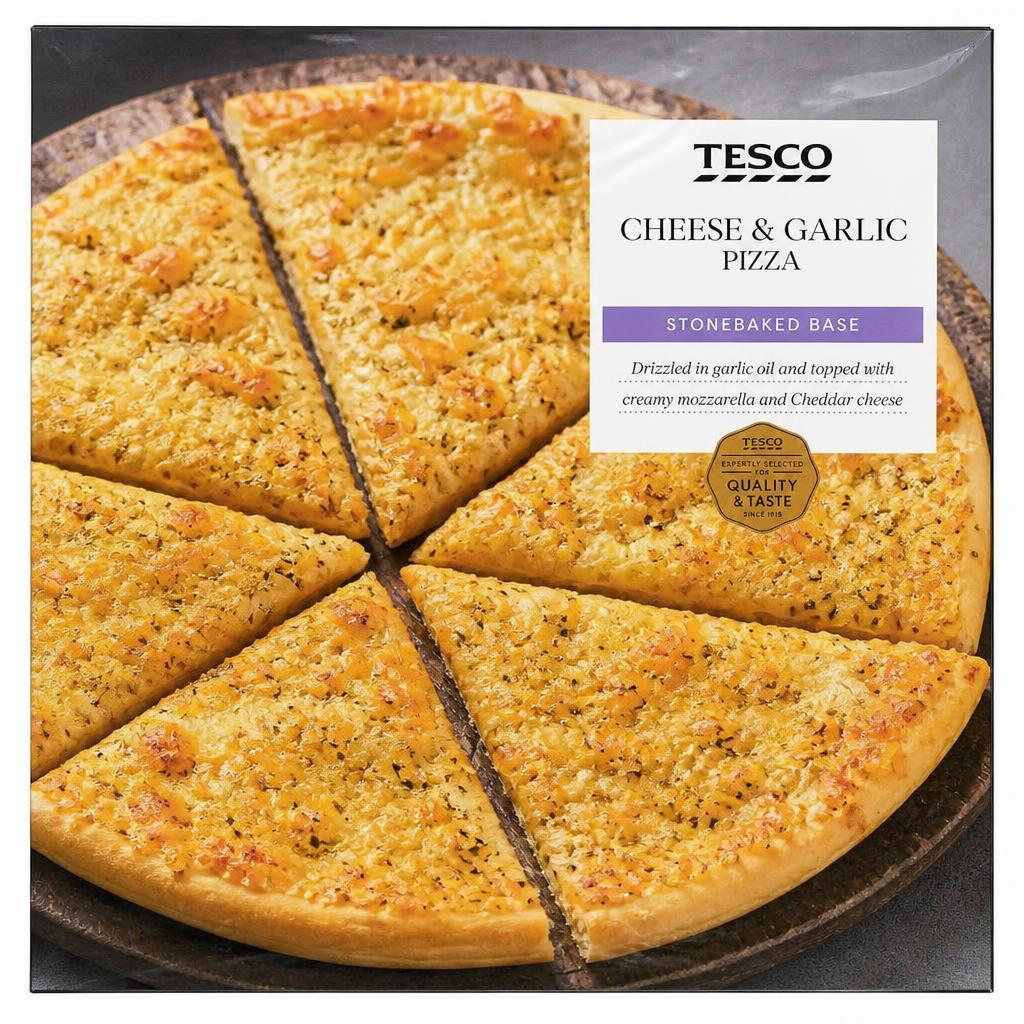 Tesco Cheese & Garlic Pizza Bread 236G