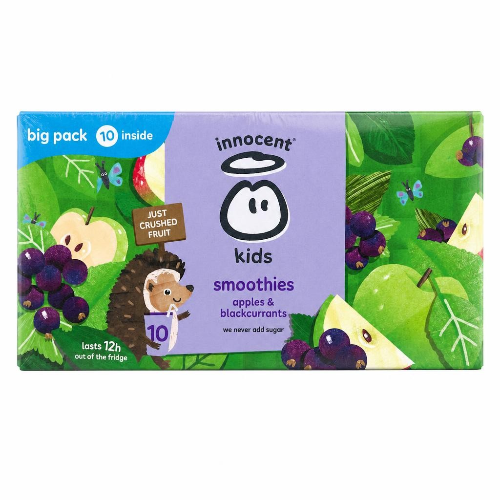 innocent Kids Smoothies Apples & Blackcurrants 10 x 150ml