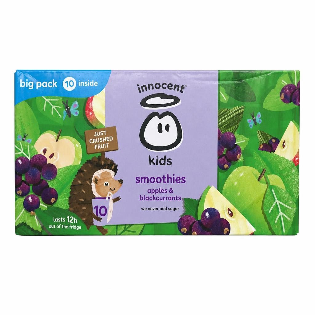 innocent Kids Smoothies Apples & Blackcurrants 10 x 150ml