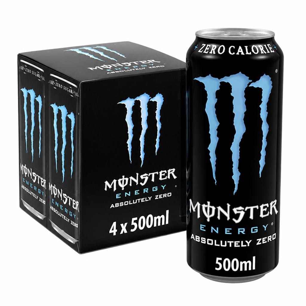 Monster Energy Drink Zero Sugar 4x500ml