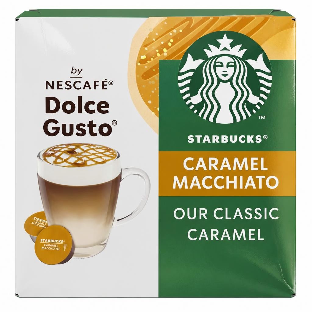 Starbucks by Nescafe Dolce Gusto Caramel Macchiato Coffee Pods x12 127.8g