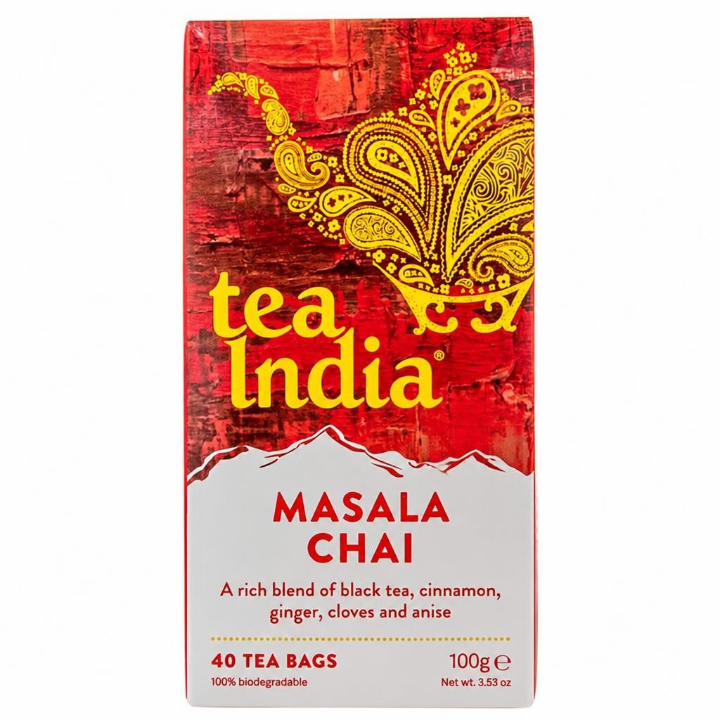 Tea India Masala Chai 40 Tea Bags 100G