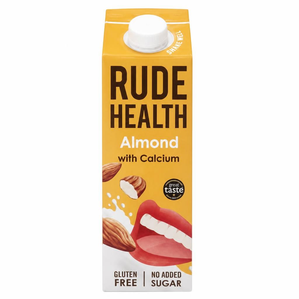 Rude Health Almond with Calcium Dairy Free Drink 1L