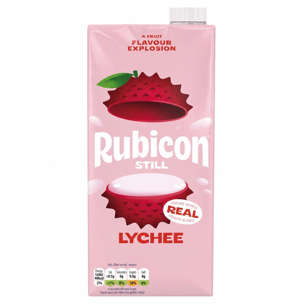 Rubicon Still Lychee Juice Drink 1 Litre Carton