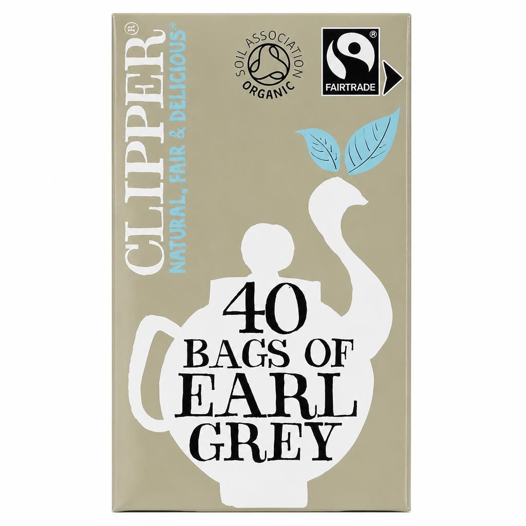 Clipper Organic 40 Bags Of Earl Grey Tea 96G