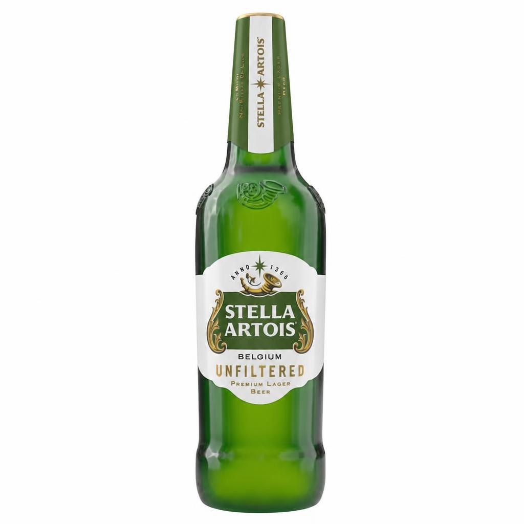 Stella Artois Unfiltered Lager Beer 620Ml