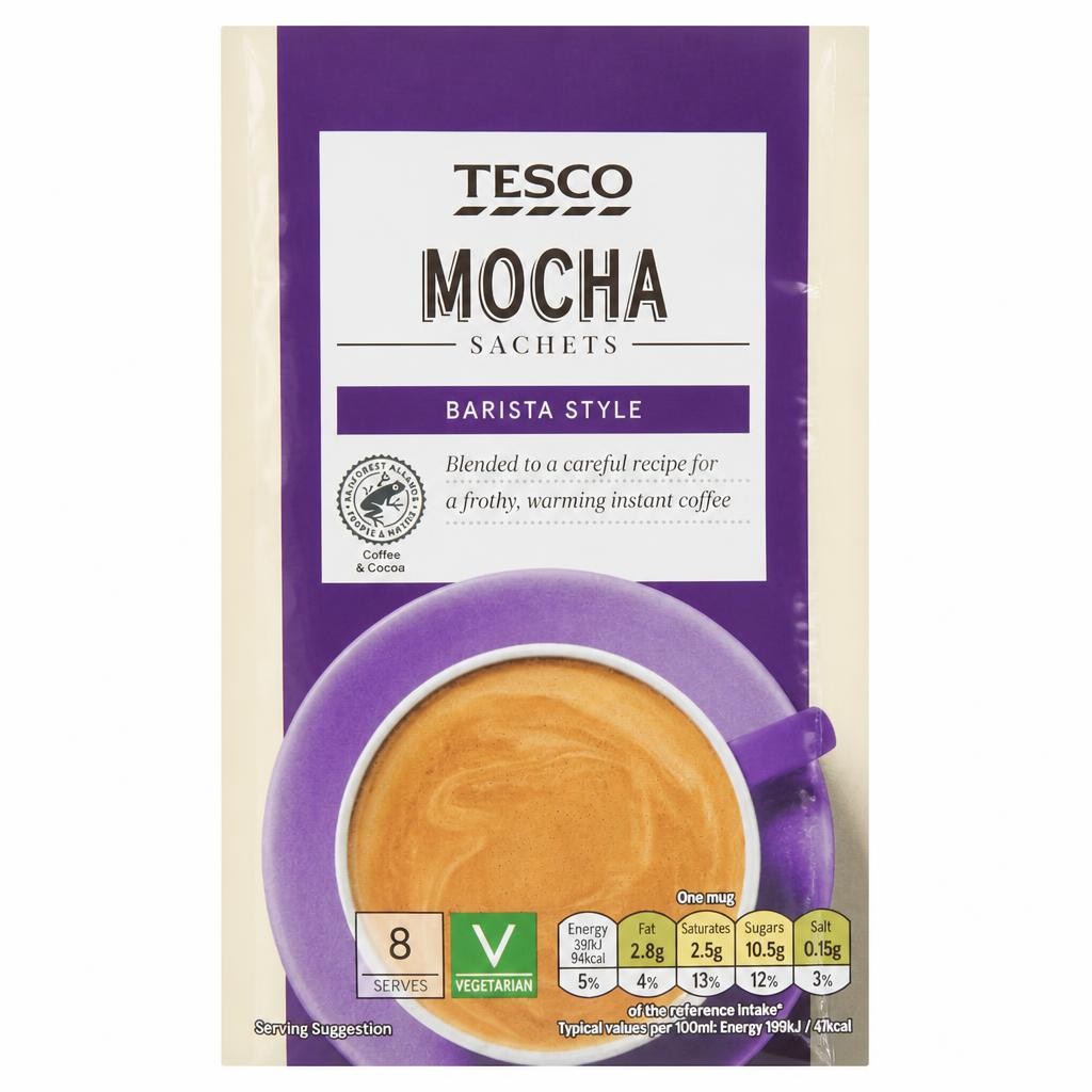 Tesco Mocha Sachets 160G (8X20g)
