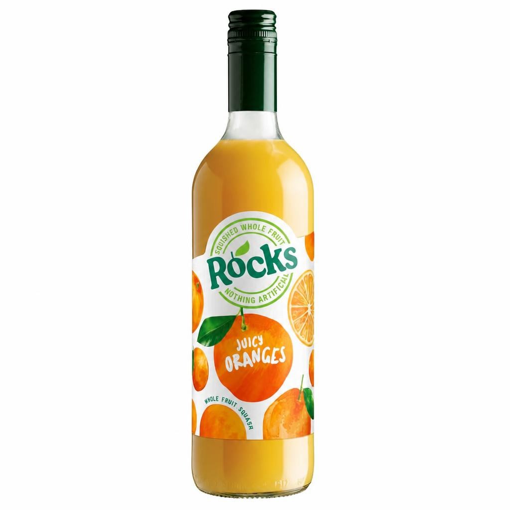 Rocks Orange Squash 740Ml