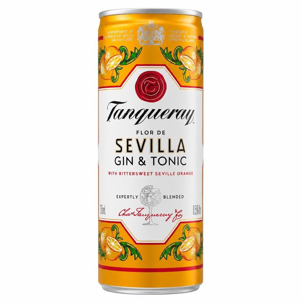 Tanqueray Flor de Sevilla Gin & Tonic Ready to Drink Premix 250ml