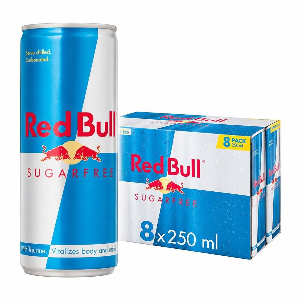 Red Bull Sugar Free Energy Drink 8 X 250Ml
