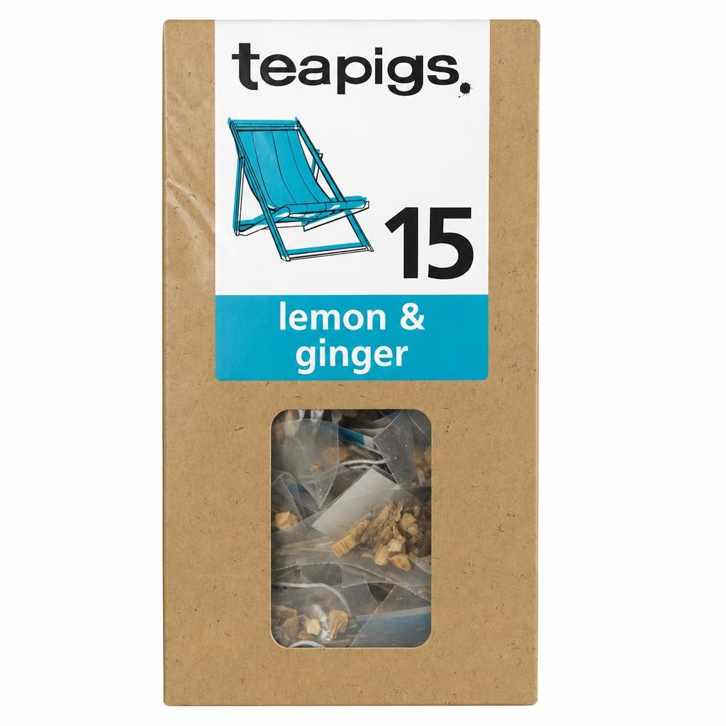 Teapigs Lemon & Ginger Tea Bags 15 Pack 37.5g