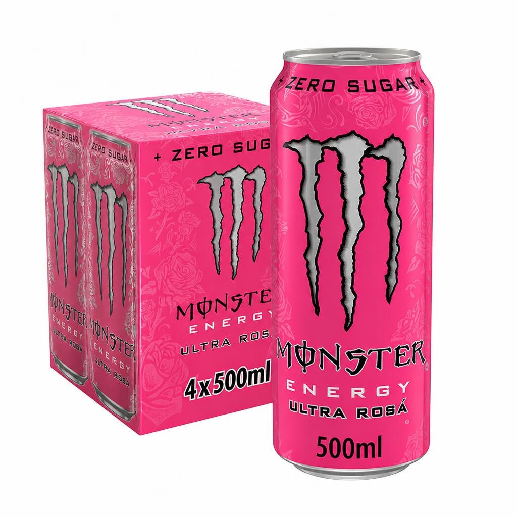 Monster Energy Drink Ultra Rosa 4x500ml