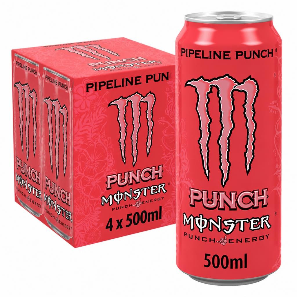 Monster Energy Drink Pipeline Punch 4x500ml