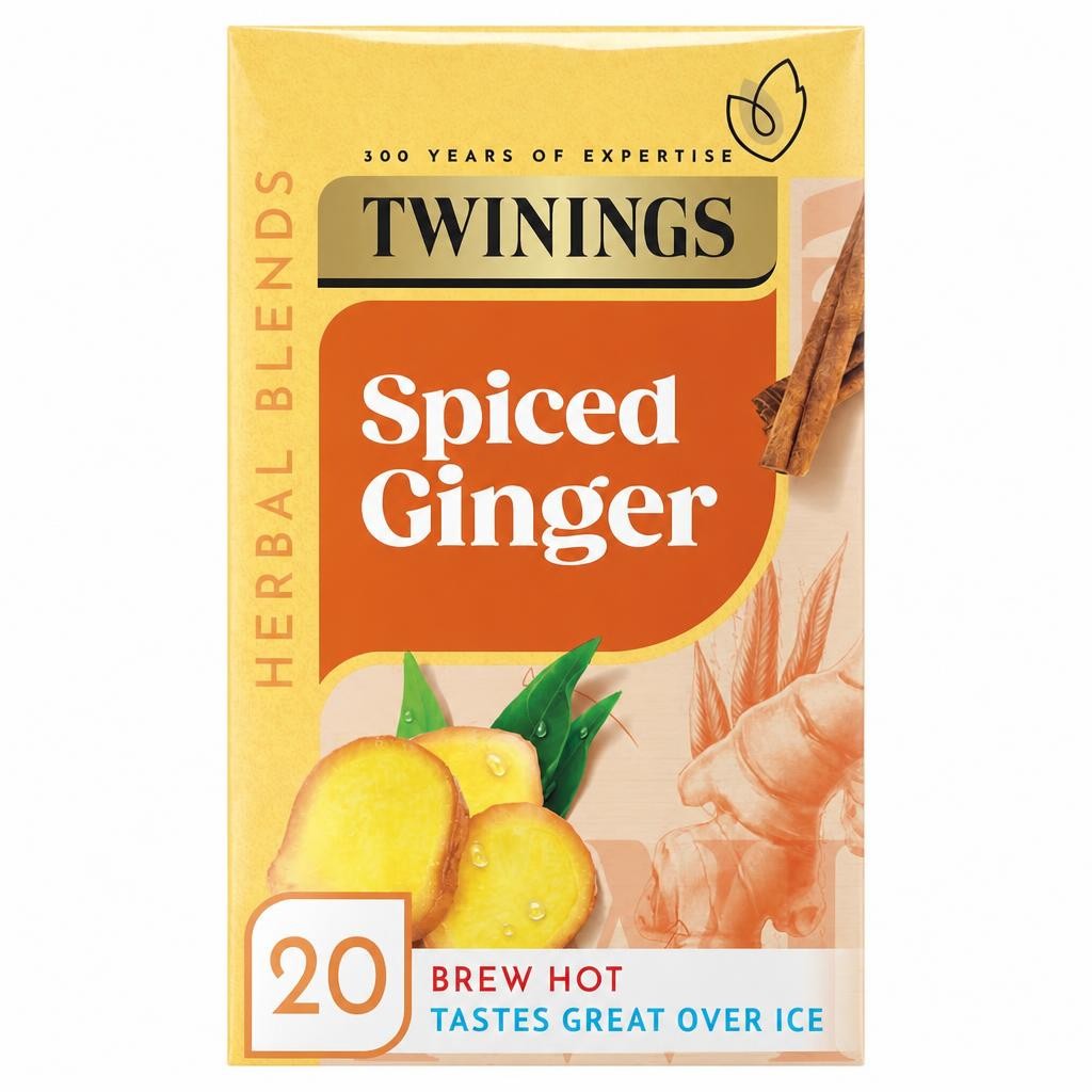 Twinings Spiced Ginger Tea Bags 20 Pack 35g