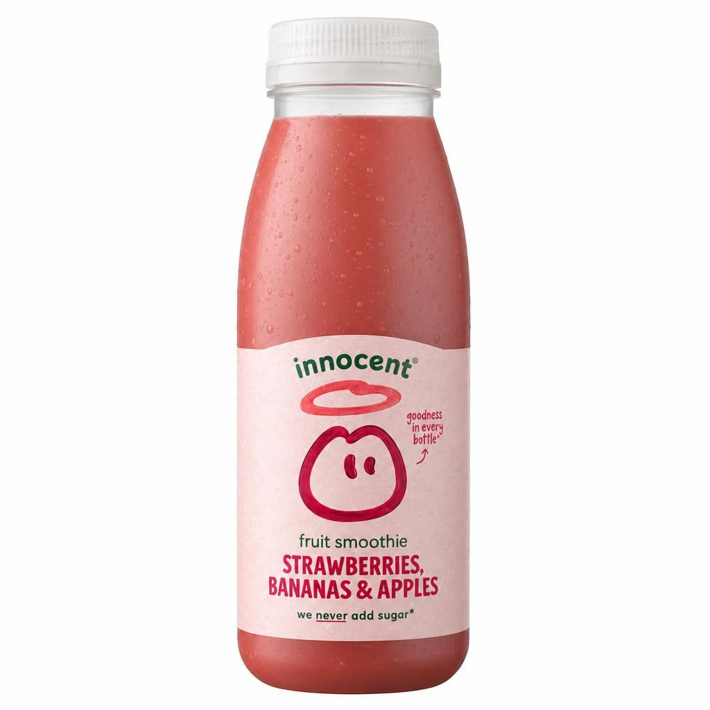 Innocent Smoothie - Strawberries & Bananas 250ml