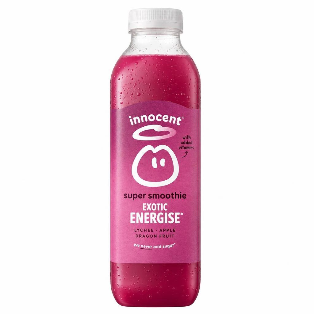 Innocent Super Smoothie Lychee, Apple & Dragon Fruit with Vitamins 750ml